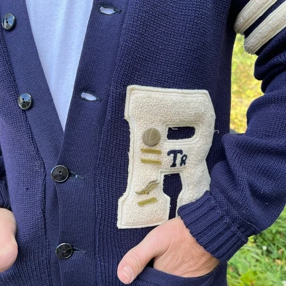 Vintage Letterman’s Sweater Mid Century - Picture 6 of 7
